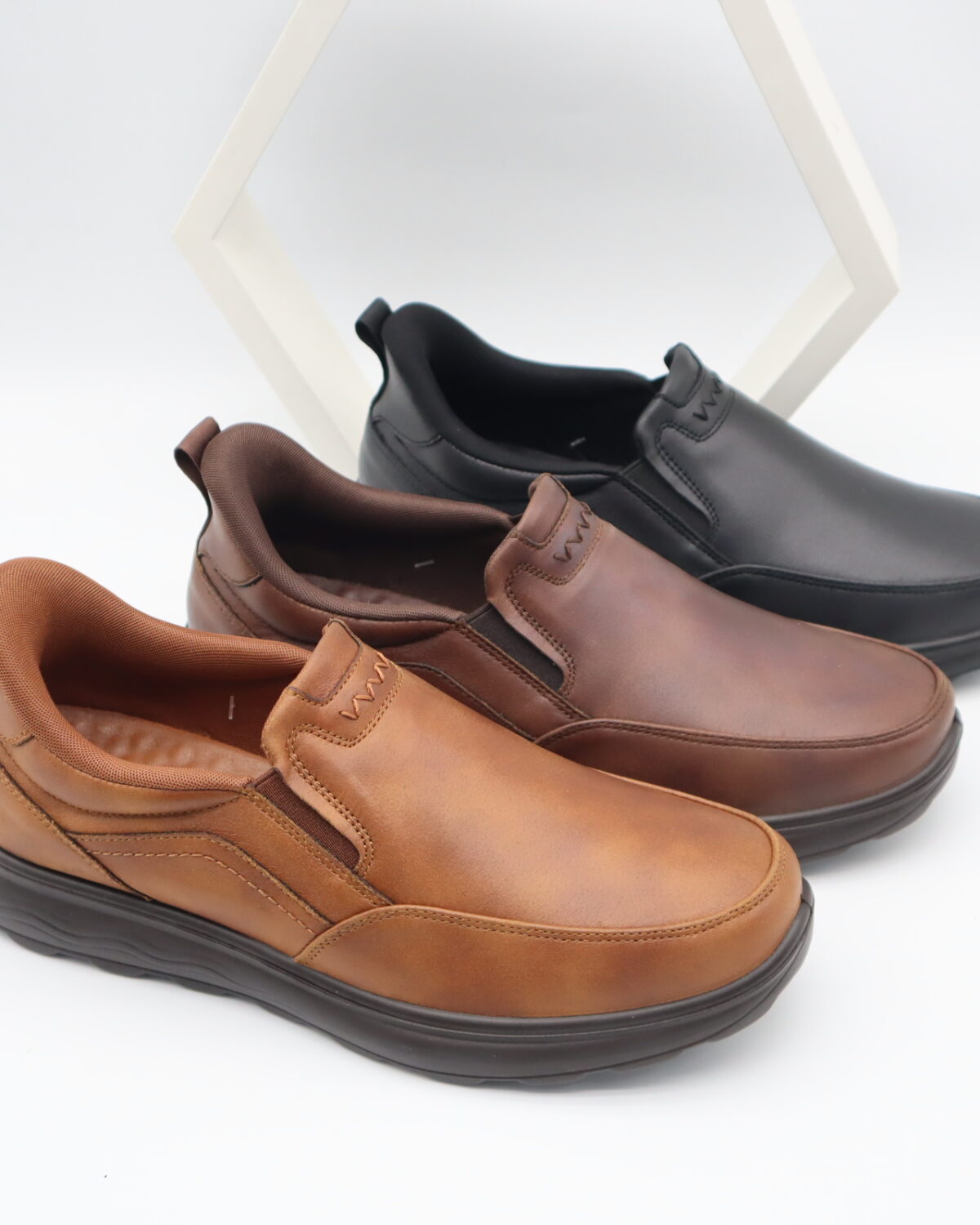 Men's Comfortable Fabric Slip-On Casual Shoes with PU Sole - Model 2026 Model 2026