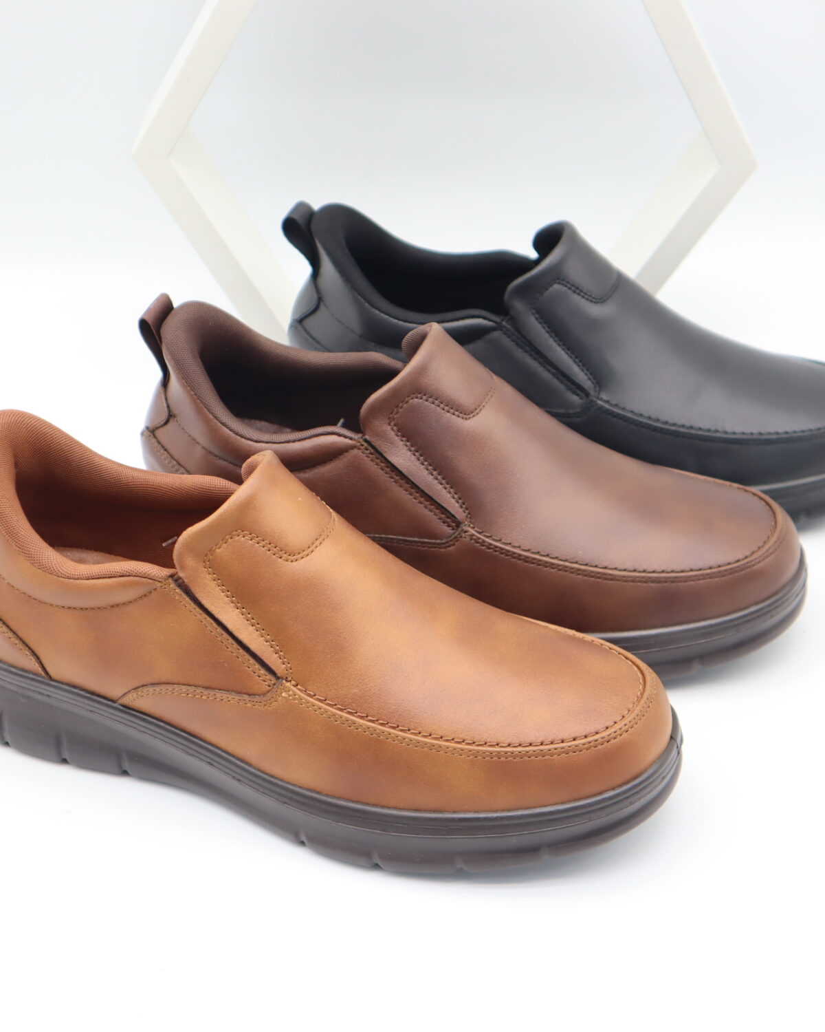 Men's Comfortable Fabric Slip-On Casual Shoes with PU Sole - Model 2026 Model 2026