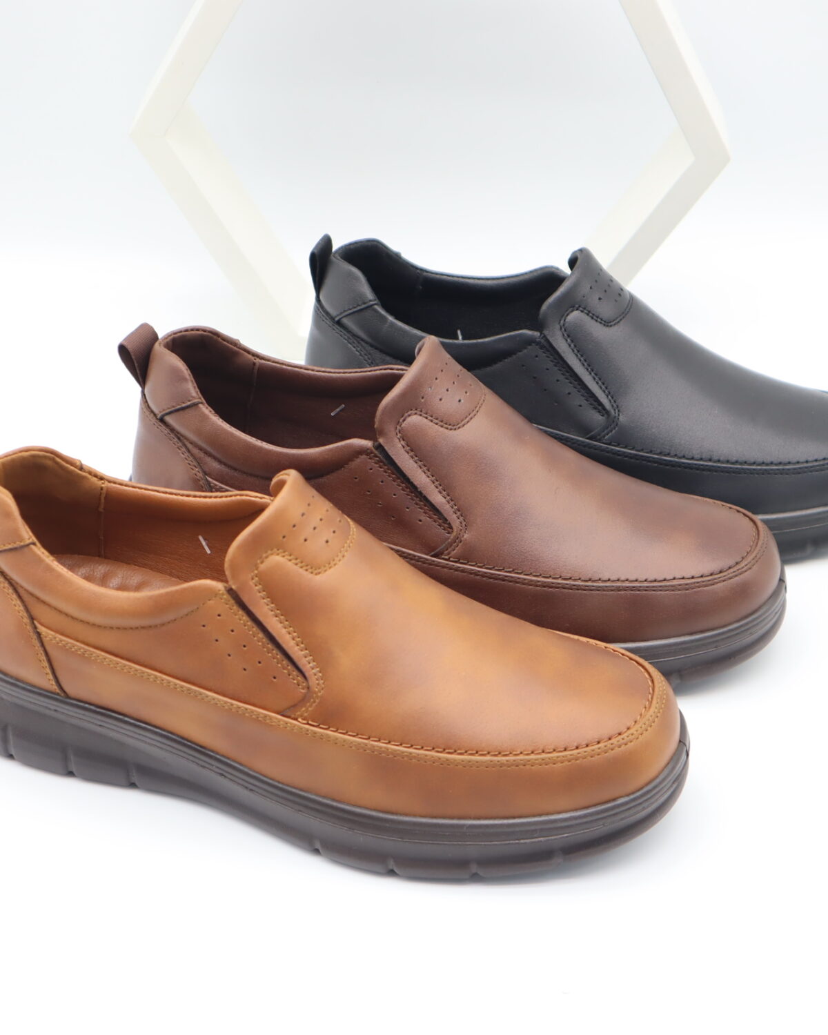 Men's Comfortable Fabric Slip-On Casual Shoes with PU Sole - Model 2026 Model 2026