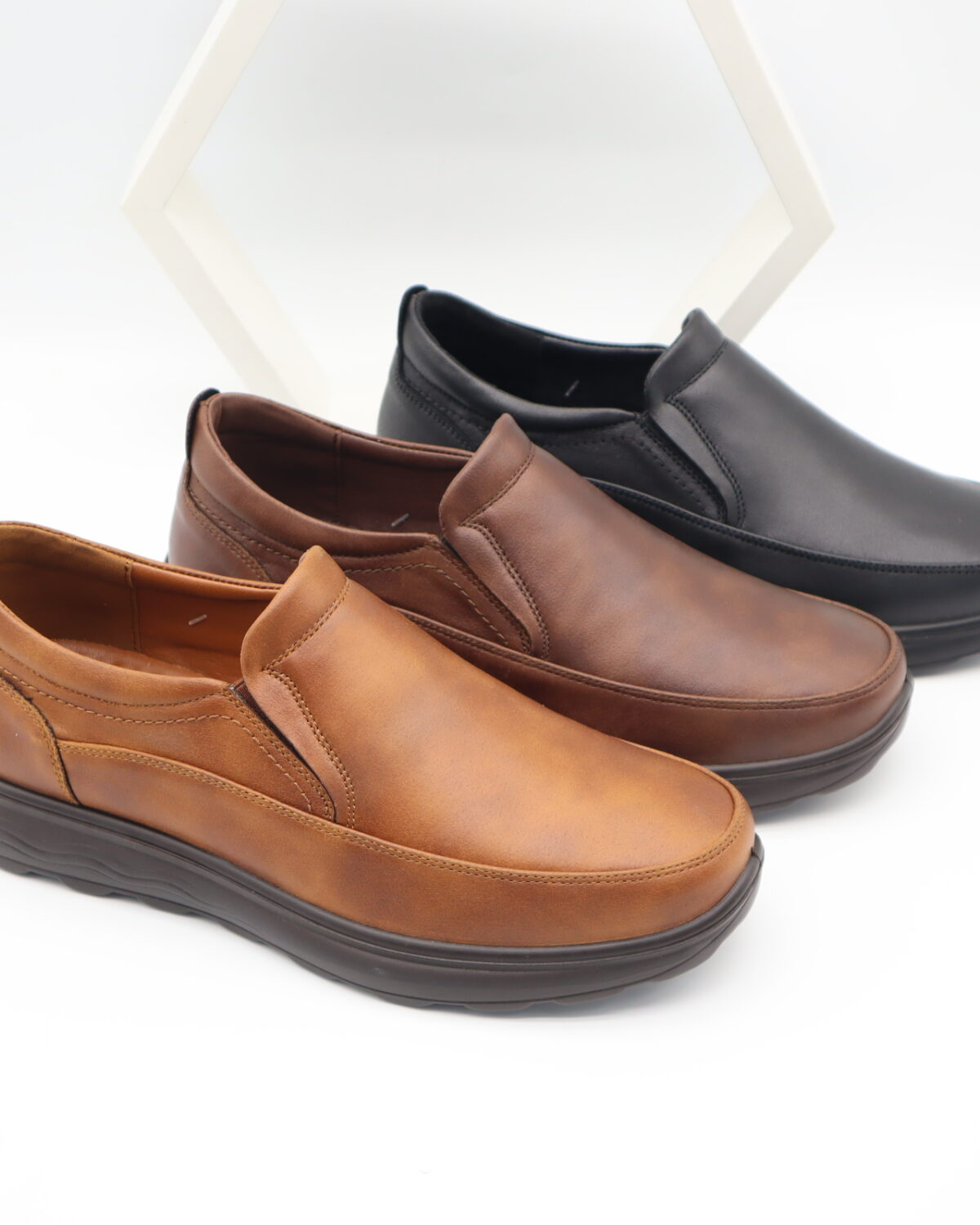 Men's Comfortable Fabric Slip-On Casual Shoes with PU Sole - Model 2026 Model 2026