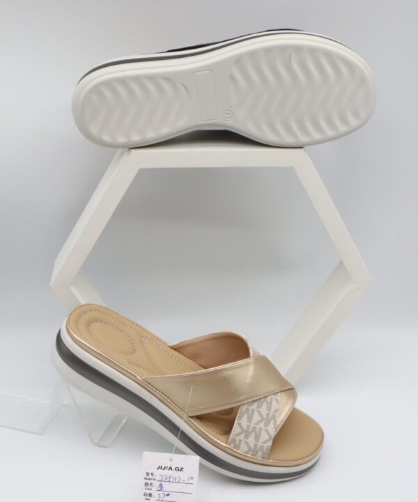 Women's Stylish Wedge Platform Slide Sandals Slippers - Model J25147 Model 5809