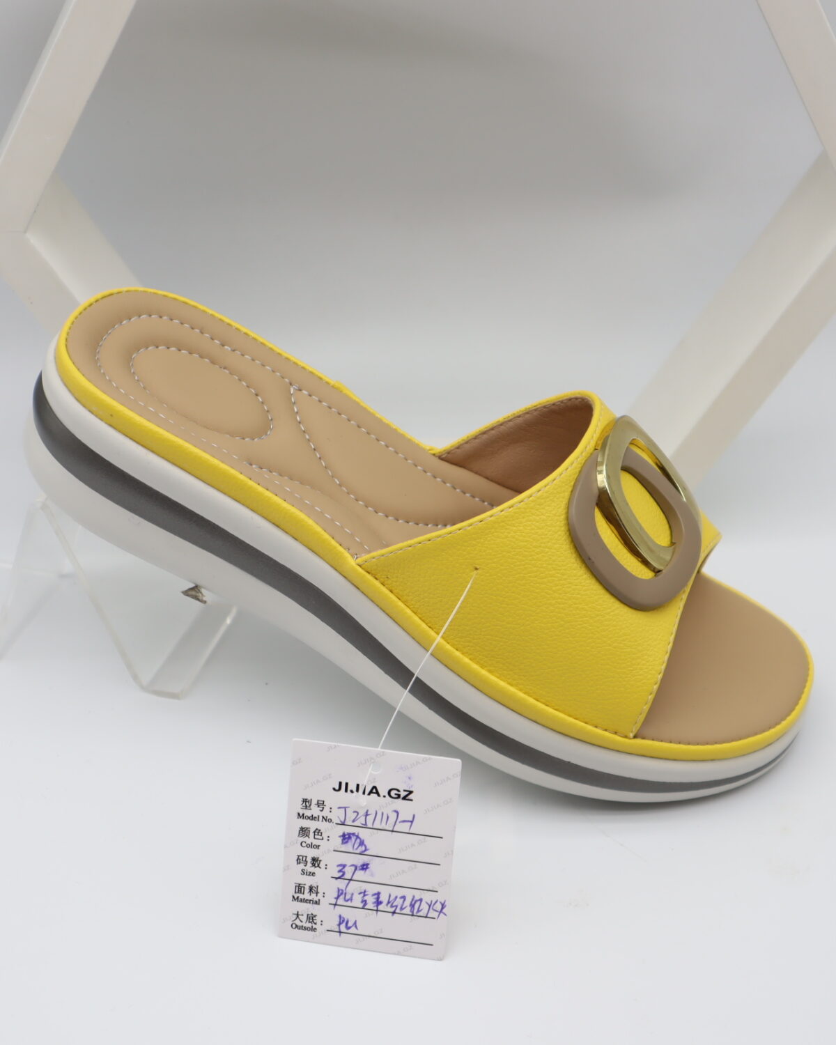 Women's Stylish Wedge Platform Slide Sandals Slippers - Model J25147 Model 5809