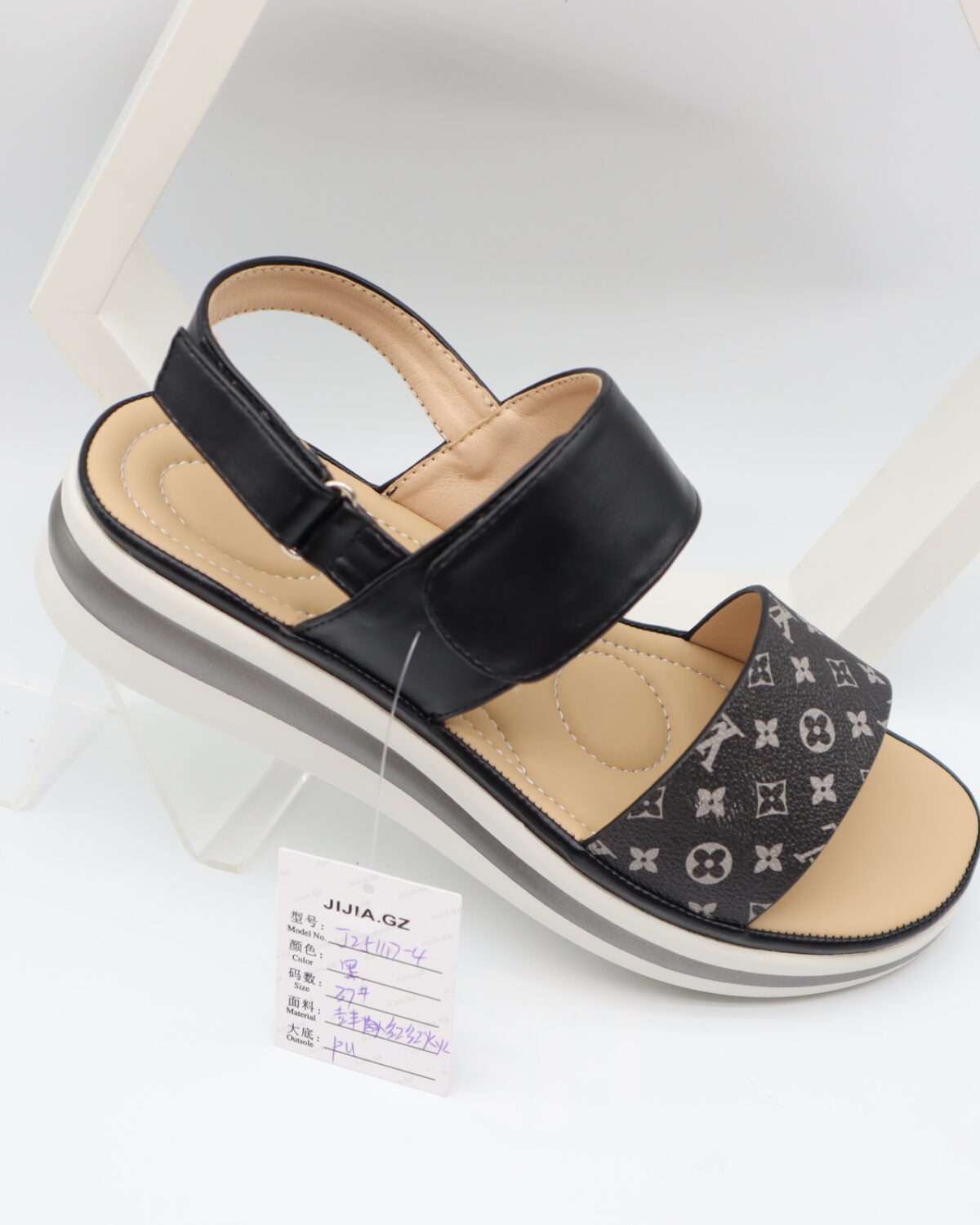 Women's Stylish Wedge Platform Slide Sandals Slippers - Model J25147 Model 5809