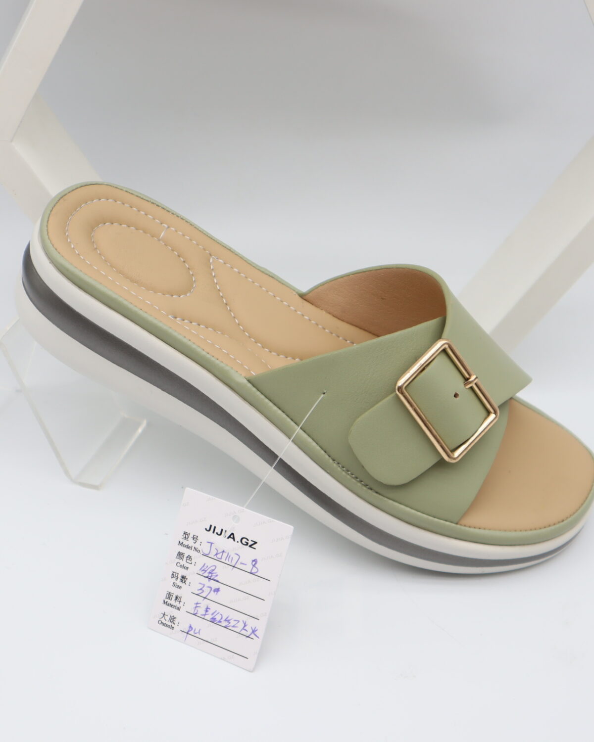 Women's Stylish Wedge Platform Slide Sandals Slippers - Model J25147 Model 5809