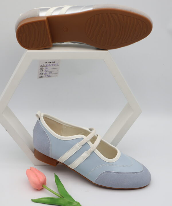 Women's Vintage Two-Strap Mary Jane Casual Shoes & Walking Flats - Model BH25929 Model BH25929