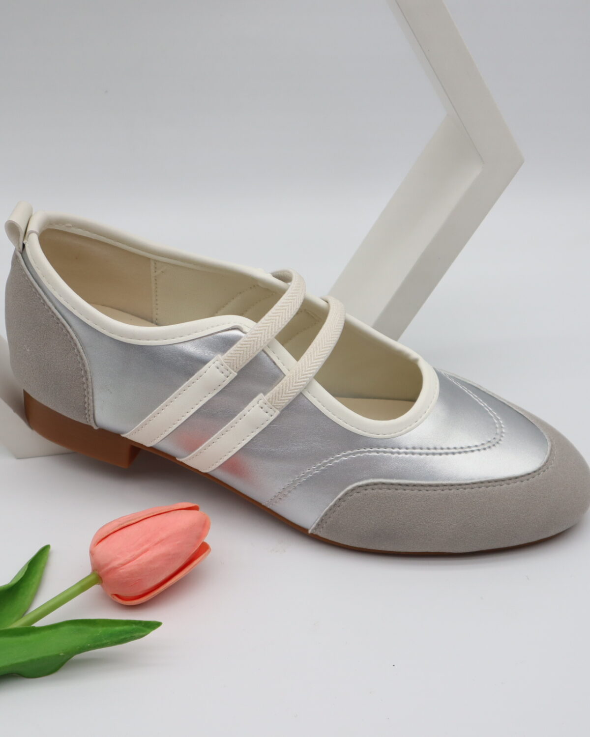 Women's Vintage Two-Strap Mary Jane Casual Shoes & Walking Flats - Model BH25929 Model BH25929