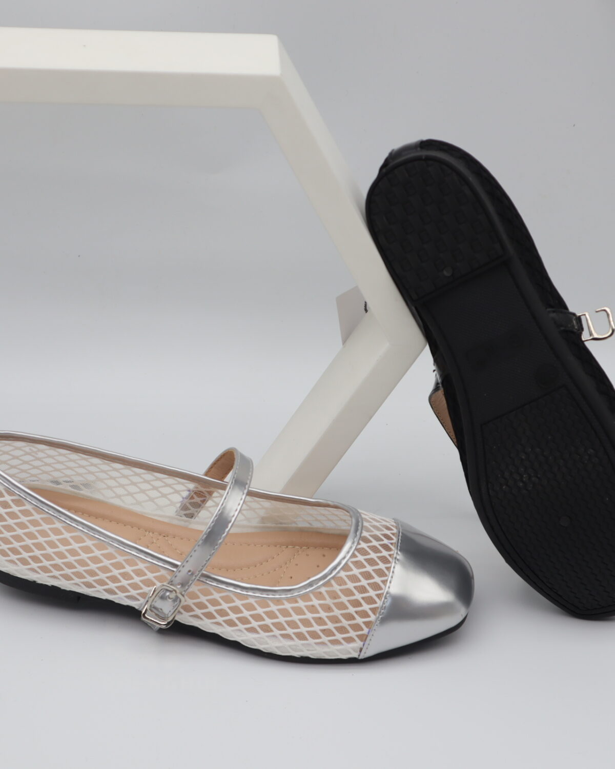 Women's Breathable Mesh & Knitted Flat Shoes Comfort Moccasins - Model JJ25916B Model JJ25916B