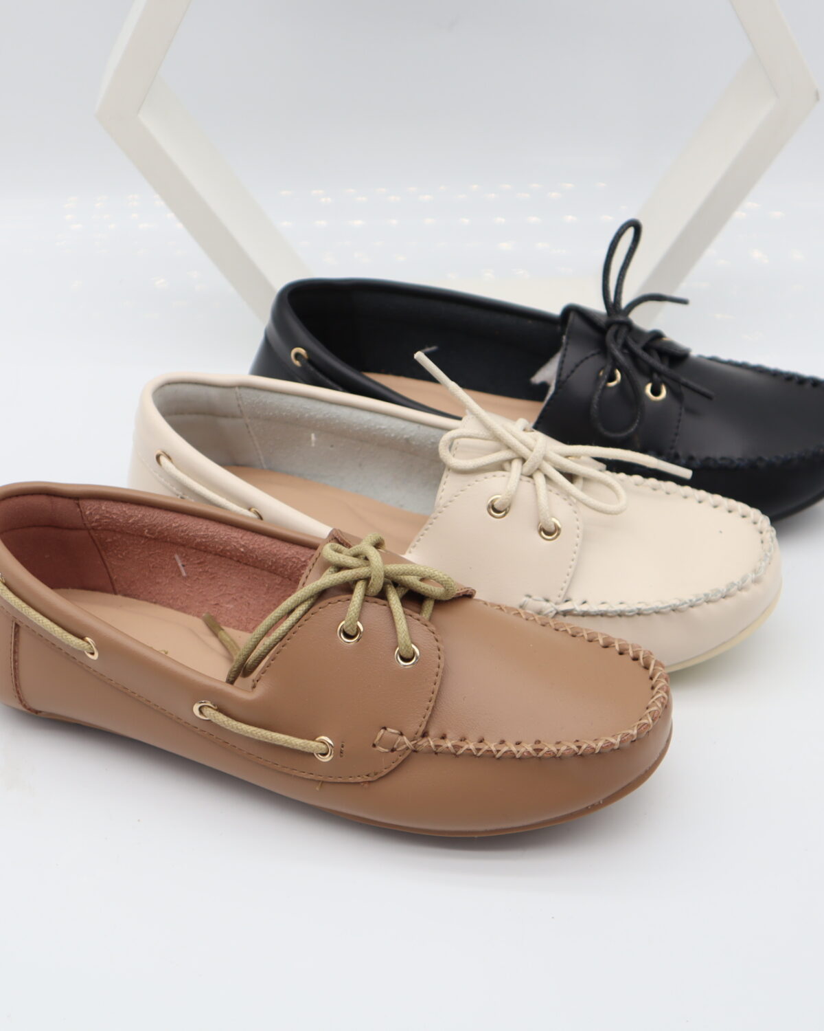 Women's PU Leather Comfort Loafers & Slip-On Flats - Model W760 Model W760