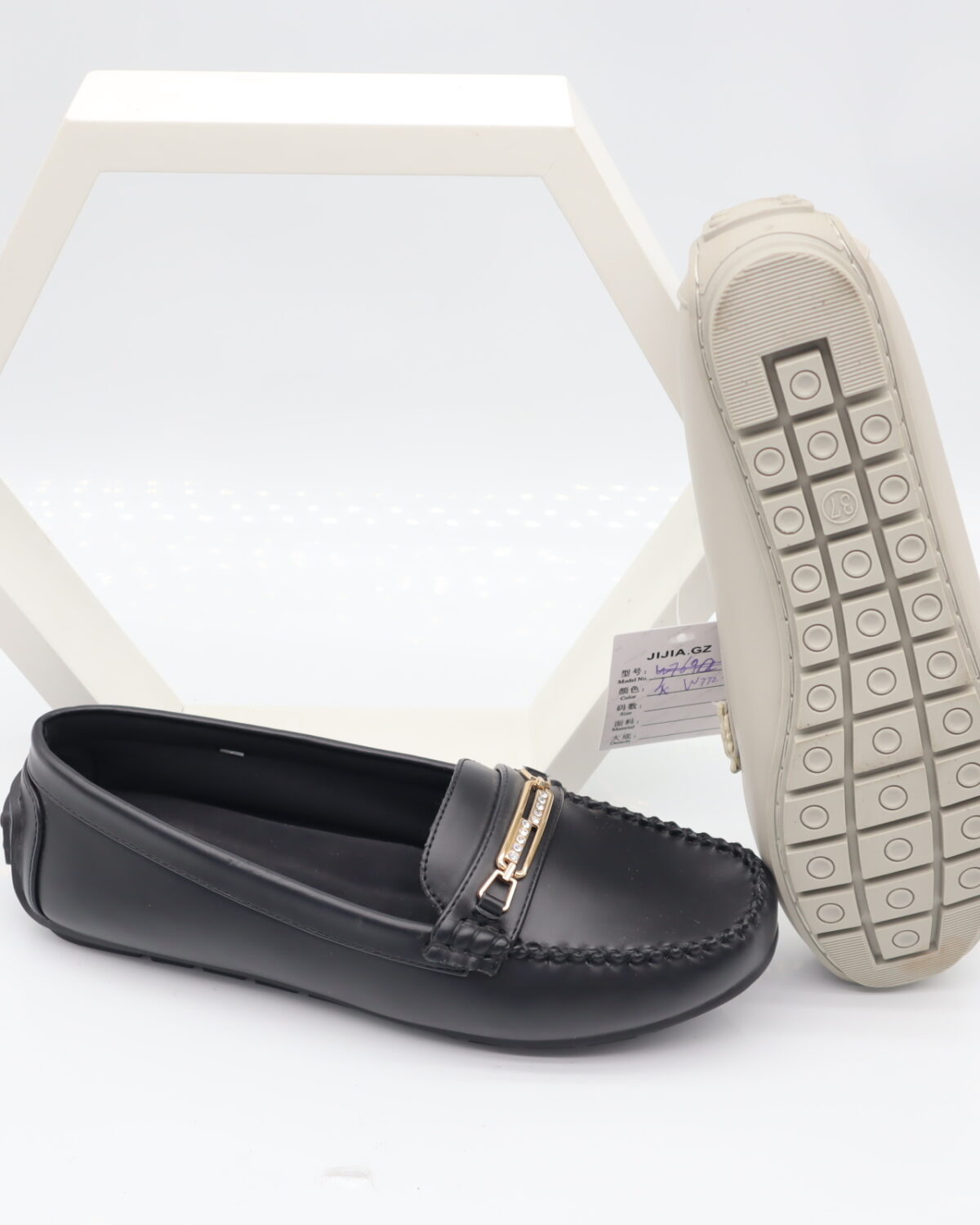 Women's PU Leather Driving Moccasins & Comfort Loafers - Model W772 Model W772