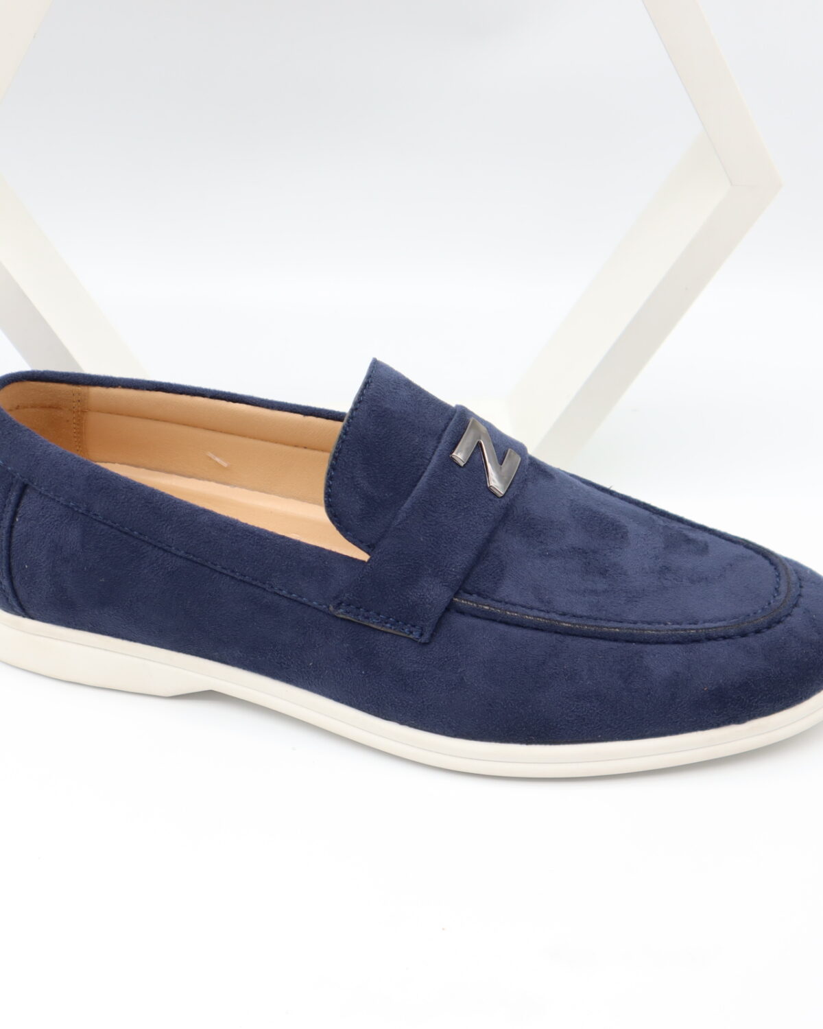 Men's Suede Slip-On Casual Loafers with Rubber Sole - Model YY107 Model YY107