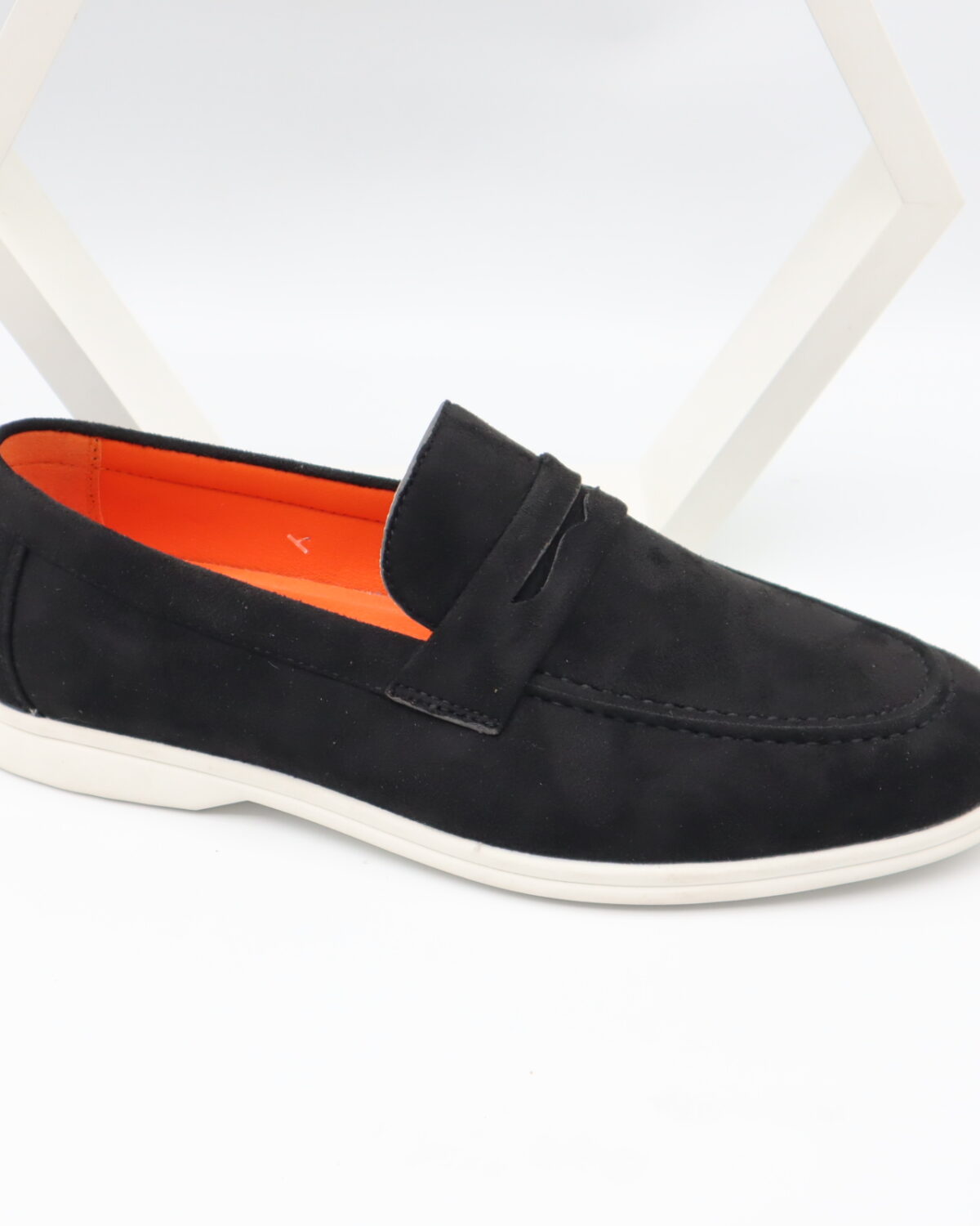Men's Suede Slip-On Casual Loafers with Rubber Sole - Model YY107 Model YY107