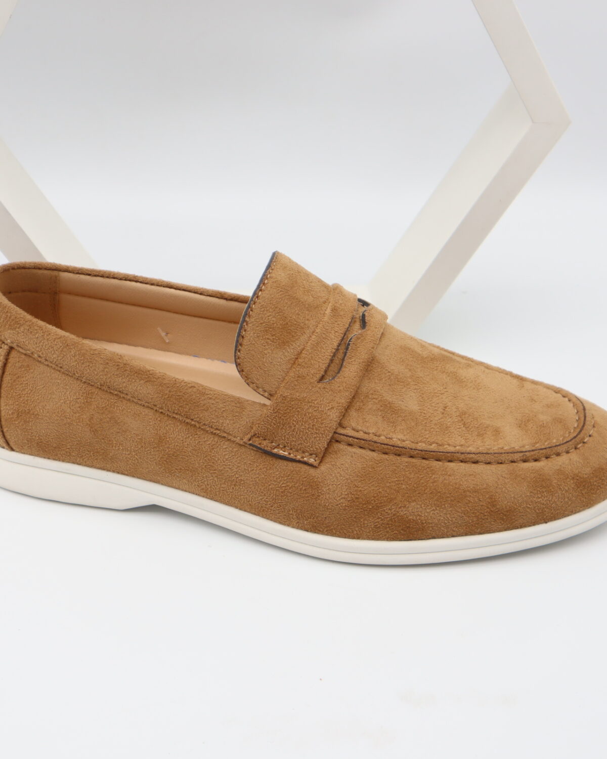 Men's Suede Slip-On Casual Loafers with Rubber Sole - Model YY107 Model YY107