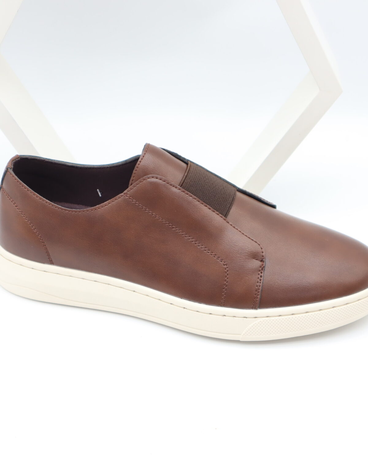 Men's PU Leather Slip-On Casual Shoes with PVC Sole - Model YY107A Model YY107A