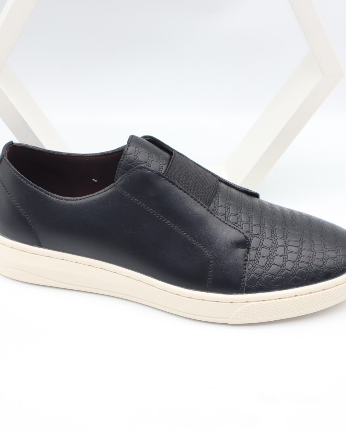 Men's PU Leather Slip-On Casual Shoes with PVC Sole - Model YY107A Model YY107A