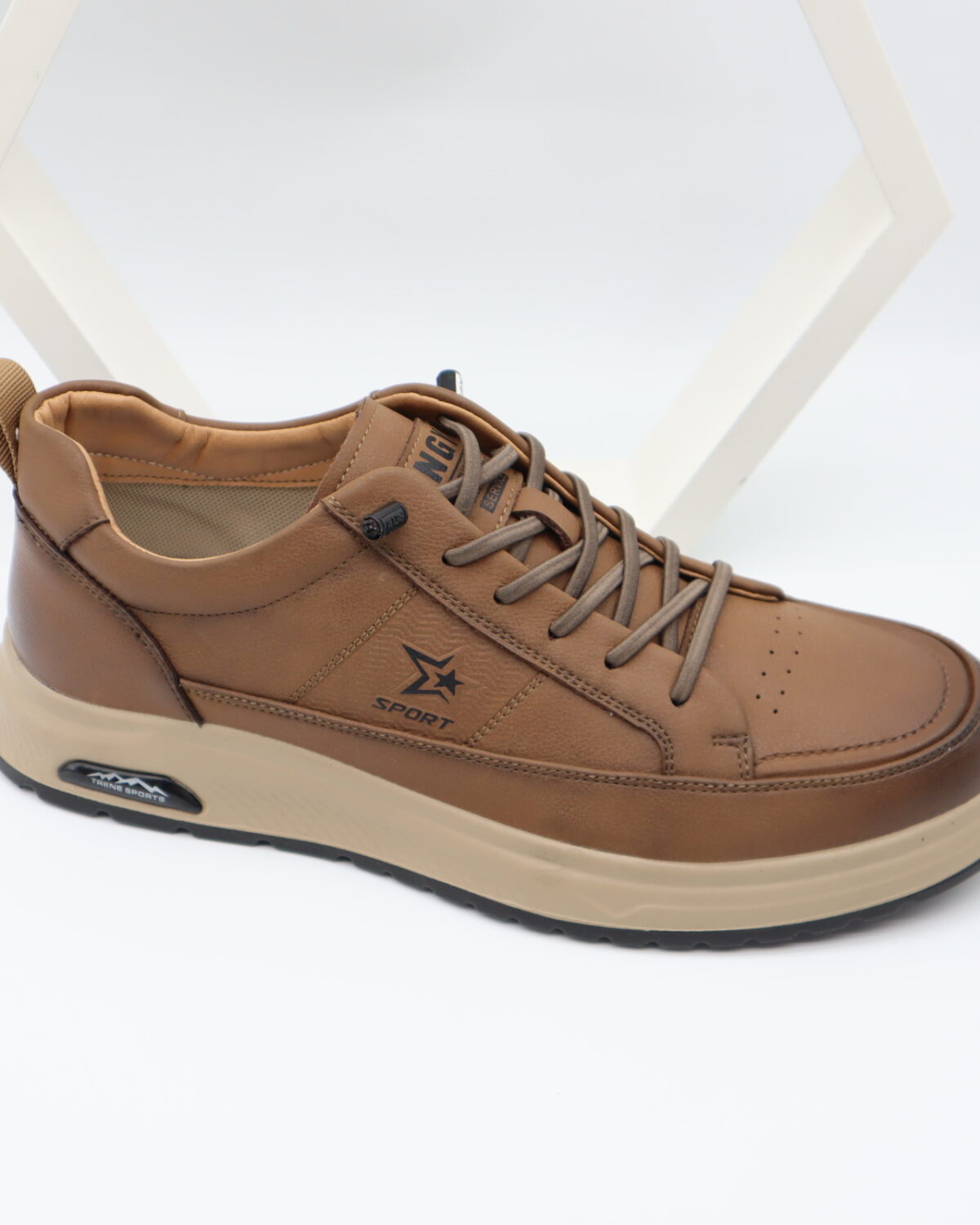 Men's PU Leather Casual Walking Shoes - Model ZC1230D Model ZC1230D