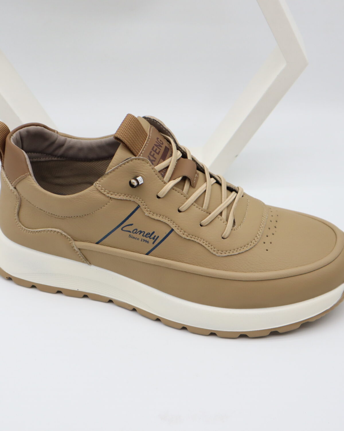 Men's Low Cut PU Leather Casual Shoes with Polyurethane Sole - Model ZC1230E Model ZC1230E