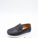 Model HD95-98 kids slip-on moccasin loafers with strap — JIJIA.GZ OEM — view 3