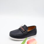 Model HD95-98 kids slip-on moccasin loafers with strap — JIJIA.GZ OEM — view 5