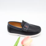 Model HD95-98 kids slip-on moccasin loafers with strap — JIJIA.GZ OEM — view 7