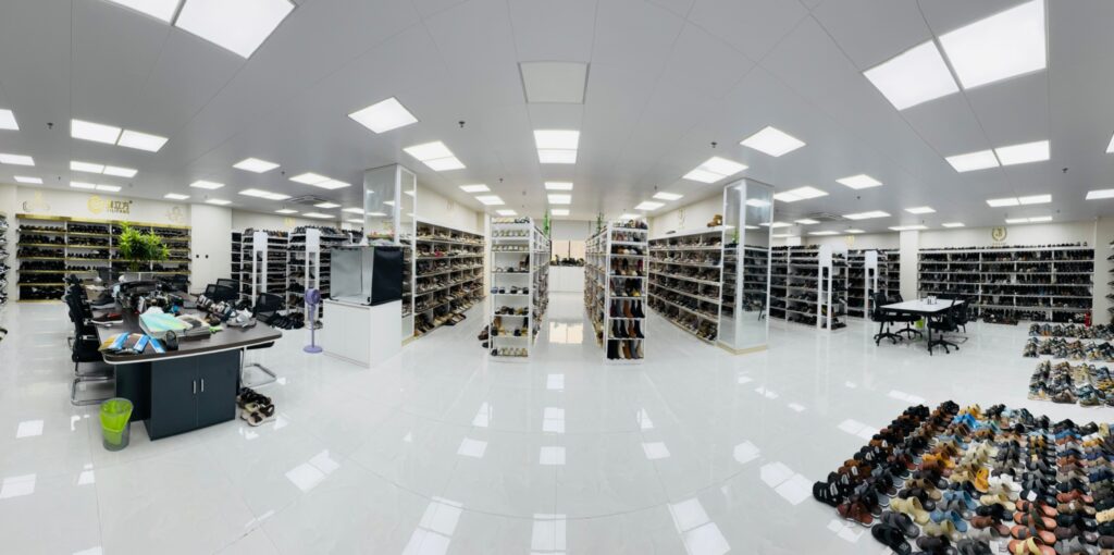 Footwear quality control in China — finished-pair inspection before export